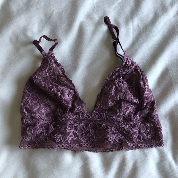 Gilligan & O’ Malley Purple Lacy Bralette - Picture 1 of 2